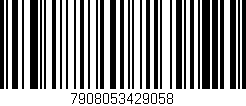 Código de barras (EAN, GTIN, SKU, ISBN): '7908053429058'