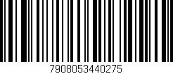 Código de barras (EAN, GTIN, SKU, ISBN): '7908053440275'