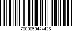 Código de barras (EAN, GTIN, SKU, ISBN): '7908053444426'