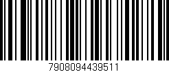 Código de barras (EAN, GTIN, SKU, ISBN): '7908094439511'