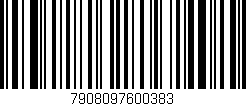 Código de barras (EAN, GTIN, SKU, ISBN): '7908097600383'