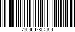 Código de barras (EAN, GTIN, SKU, ISBN): '7908097604398'