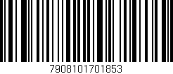 Código de barras (EAN, GTIN, SKU, ISBN): '7908101701853'