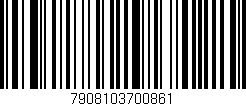 Código de barras (EAN, GTIN, SKU, ISBN): '7908103700861'