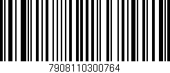 Código de barras (EAN, GTIN, SKU, ISBN): '7908110300764'