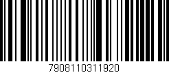 Código de barras (EAN, GTIN, SKU, ISBN): '7908110311920'