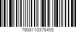 Código de barras (EAN, GTIN, SKU, ISBN): '7908110376455'