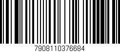 Código de barras (EAN, GTIN, SKU, ISBN): '7908110376684'