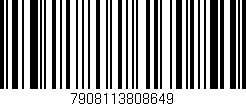 Código de barras (EAN, GTIN, SKU, ISBN): '7908113808649'