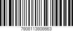 Código de barras (EAN, GTIN, SKU, ISBN): '7908113808663'