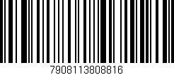 Código de barras (EAN, GTIN, SKU, ISBN): '7908113808816'