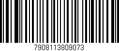 Código de barras (EAN, GTIN, SKU, ISBN): '7908113809073'