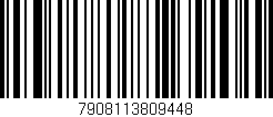 Código de barras (EAN, GTIN, SKU, ISBN): '7908113809448'