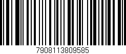 Código de barras (EAN, GTIN, SKU, ISBN): '7908113809585'