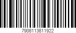 Código de barras (EAN, GTIN, SKU, ISBN): '7908113811922'