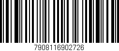 Código de barras (EAN, GTIN, SKU, ISBN): '7908116902726'