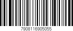 Código de barras (EAN, GTIN, SKU, ISBN): '7908116905055'