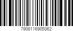 Código de barras (EAN, GTIN, SKU, ISBN): '7908116905062'