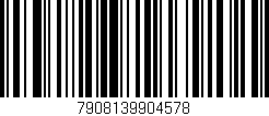 Código de barras (EAN, GTIN, SKU, ISBN): '7908139904578'