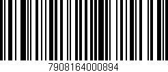 Código de barras (EAN, GTIN, SKU, ISBN): '7908164000894'