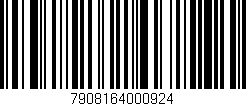 Código de barras (EAN, GTIN, SKU, ISBN): '7908164000924'