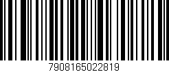 Código de barras (EAN, GTIN, SKU, ISBN): '7908165022819'