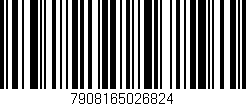 Código de barras (EAN, GTIN, SKU, ISBN): '7908165026824'