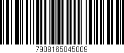 Código de barras (EAN, GTIN, SKU, ISBN): '7908165045009'