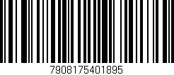 Código de barras (EAN, GTIN, SKU, ISBN): '7908175401895'