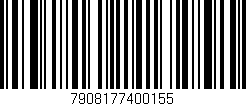 Código de barras (EAN, GTIN, SKU, ISBN): '7908177400155'