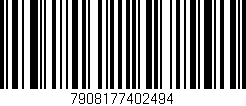 Código de barras (EAN, GTIN, SKU, ISBN): '7908177402494'