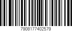 Código de barras (EAN, GTIN, SKU, ISBN): '7908177402579'