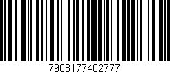 Código de barras (EAN, GTIN, SKU, ISBN): '7908177402777'