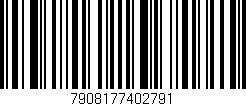 Código de barras (EAN, GTIN, SKU, ISBN): '7908177402791'