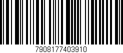 Código de barras (EAN, GTIN, SKU, ISBN): '7908177403910'