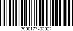 Código de barras (EAN, GTIN, SKU, ISBN): '7908177403927'