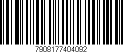 Código de barras (EAN, GTIN, SKU, ISBN): '7908177404092'