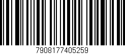 Código de barras (EAN, GTIN, SKU, ISBN): '7908177405259'