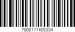 Código de barras (EAN, GTIN, SKU, ISBN): '7908177405334'