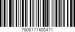 Código de barras (EAN, GTIN, SKU, ISBN): '7908177405471'