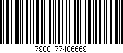 Código de barras (EAN, GTIN, SKU, ISBN): '7908177406669'