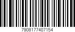 Código de barras (EAN, GTIN, SKU, ISBN): '7908177407154'