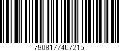 Código de barras (EAN, GTIN, SKU, ISBN): '7908177407215'