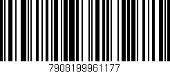 Código de barras (EAN, GTIN, SKU, ISBN): '7908199961177'