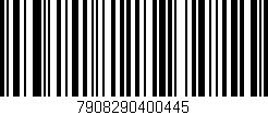 Código de barras (EAN, GTIN, SKU, ISBN): '7908290400445'