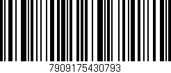 Código de barras (EAN, GTIN, SKU, ISBN): '7909175430793'