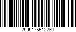 Código de barras (EAN, GTIN, SKU, ISBN): '7909175512260'