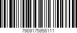 Código de barras (EAN, GTIN, SKU, ISBN): '7909175856111'