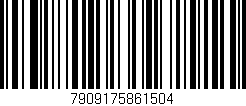 Código de barras (EAN, GTIN, SKU, ISBN): '7909175861504'