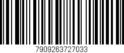 Código de barras (EAN, GTIN, SKU, ISBN): '7909263727033'